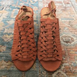 Lucky Brand suede heels